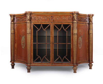 Fine Satinwood and Parcel Gilt Sideboard c1840