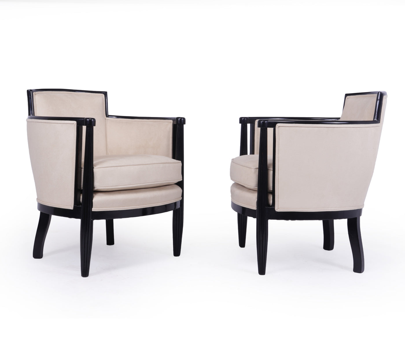 french art deco armchairs