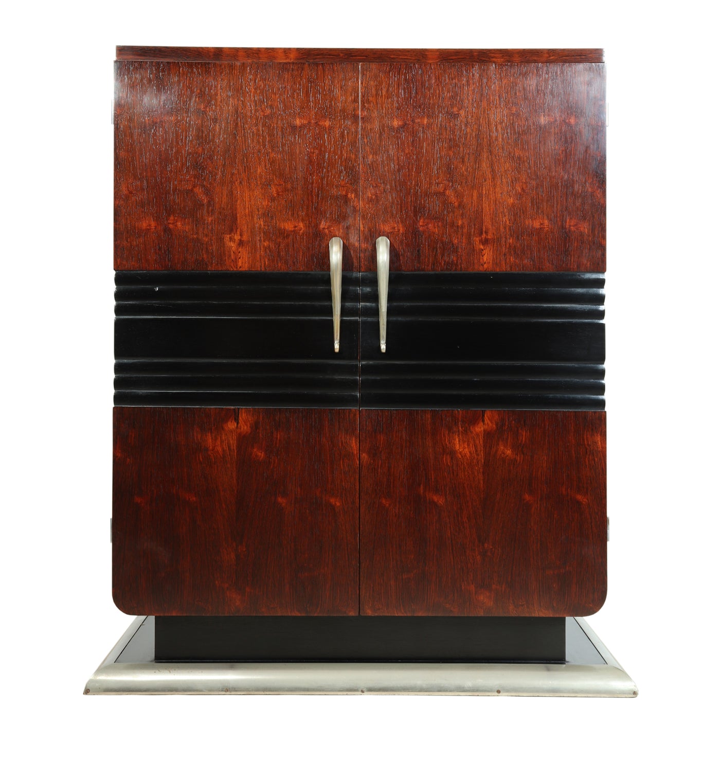 French Art Deco Rosewood Cocktail Cabinet c1930