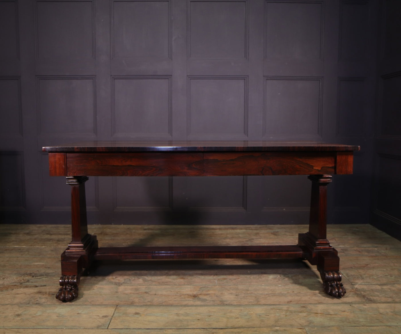 William IV Rosewood Library Table room