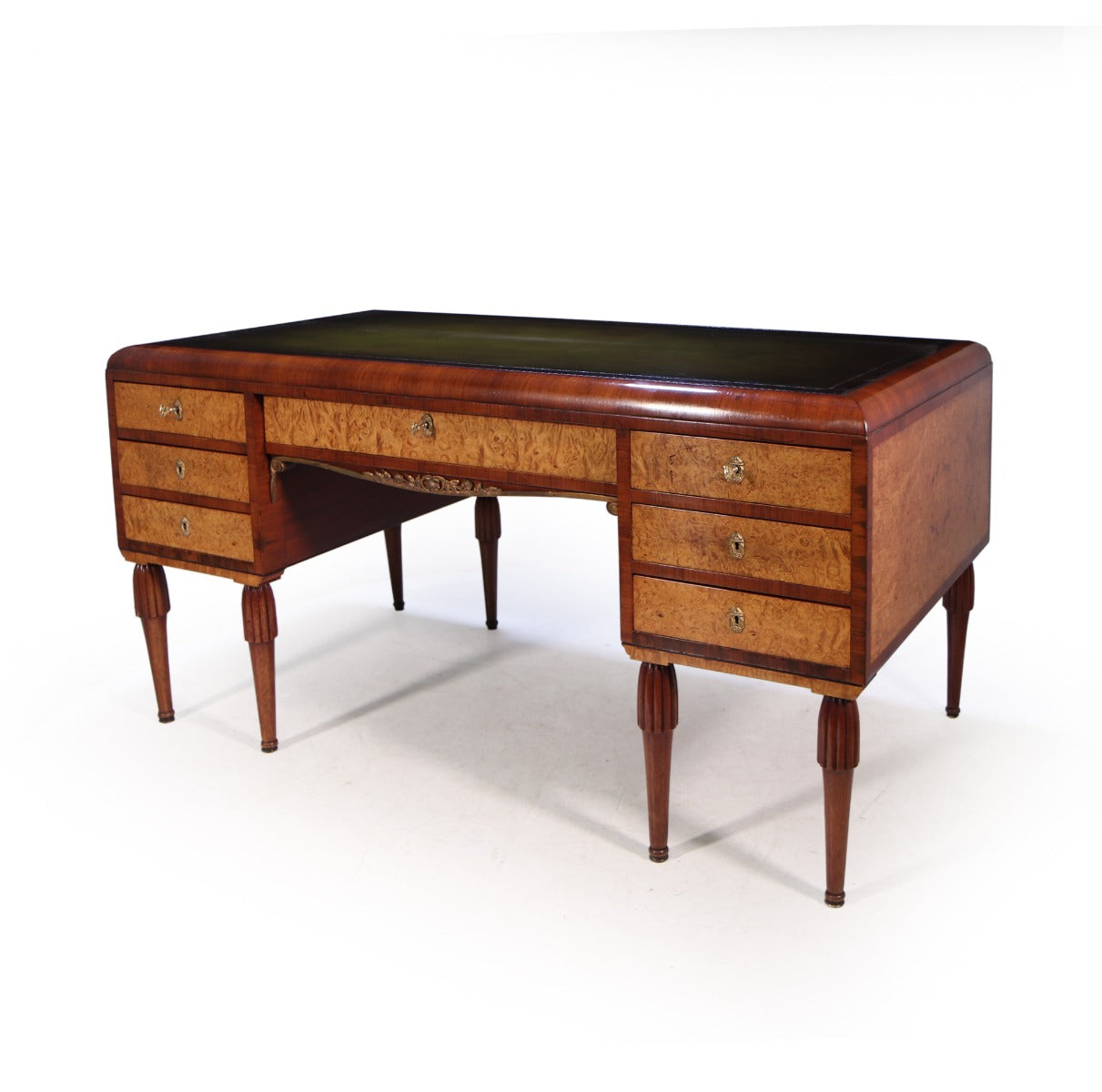 French Art Deco Writing Table by Maurice Dufreneside