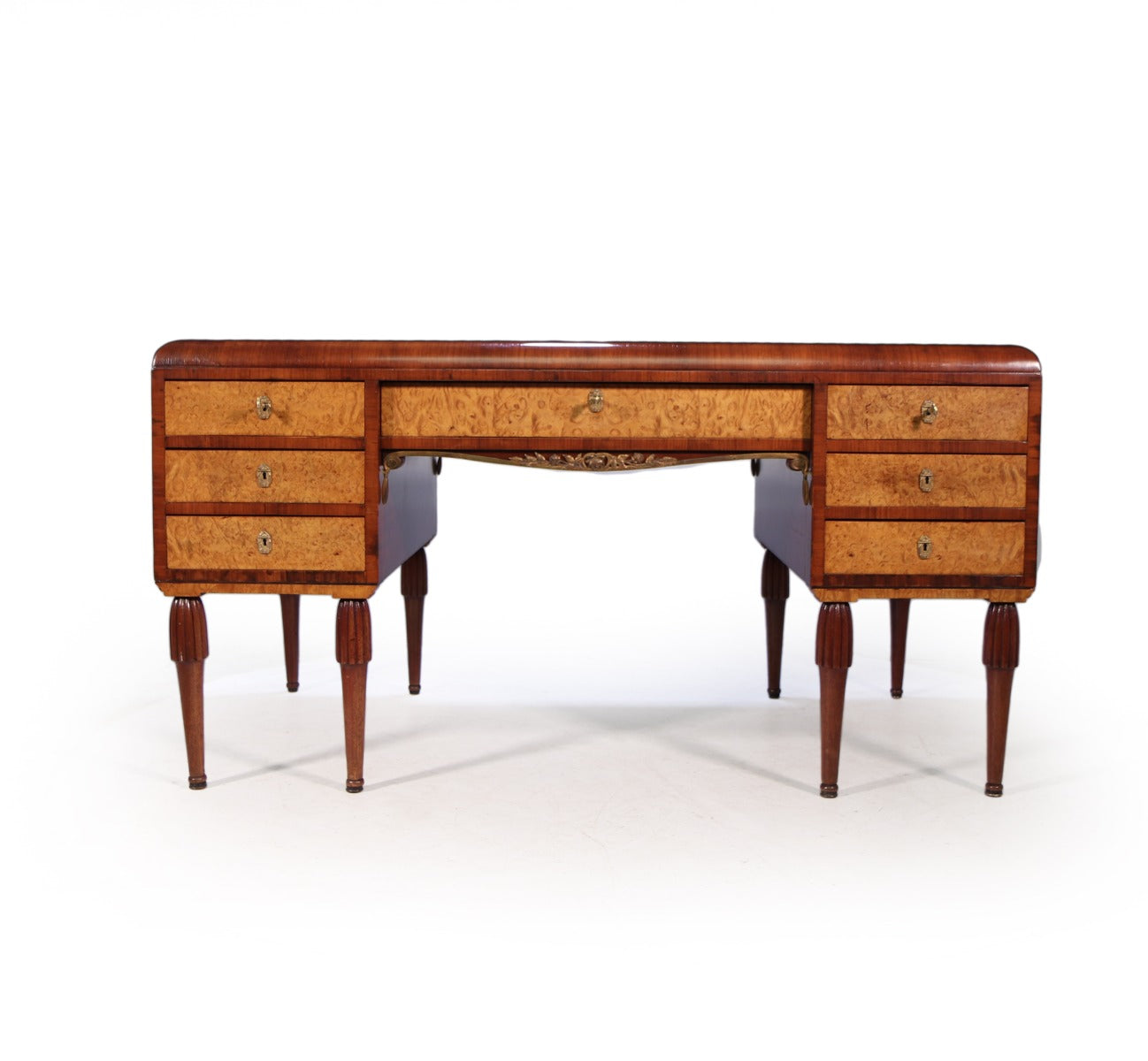 French Art Deco Writing Table by Maurice Dufrene front