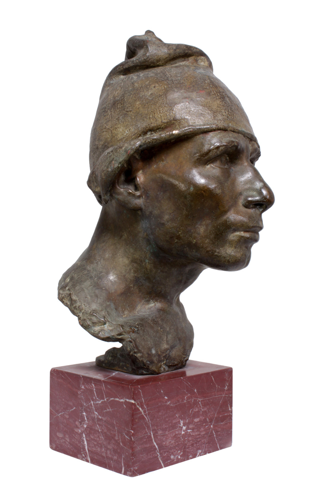 Bronze Head of Fisherman by D'Orsi