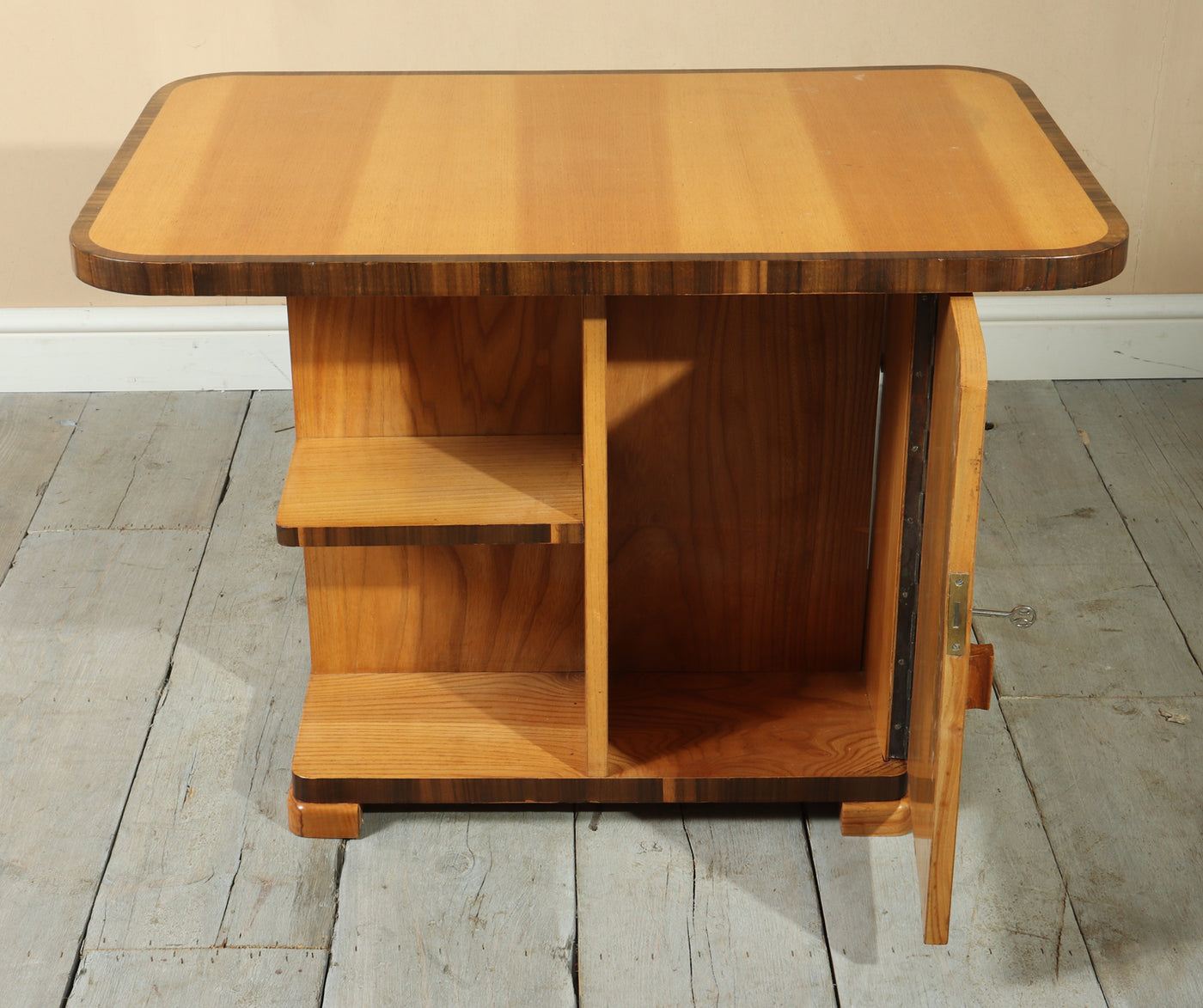 Art Deco Coffee Table in Ash and Walnut