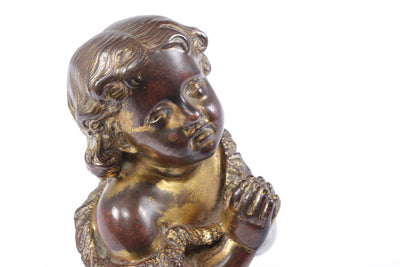 Italian Gilt Bronze Cherub c1860
