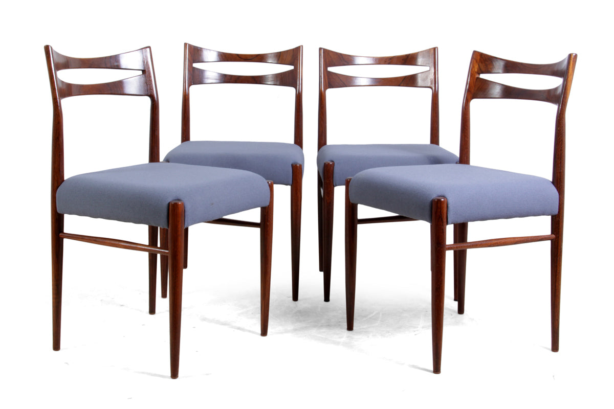 Set of four Rosewood Dining Chairs Danish c1950