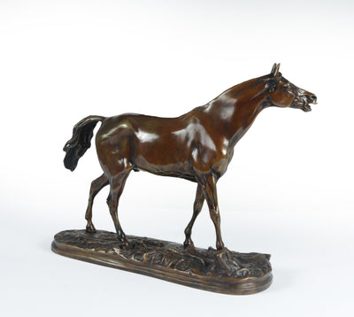 Bronze Horse Sculpture by Mene  back