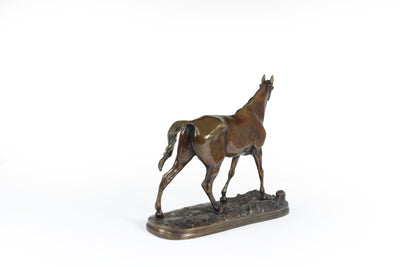 Bronze Horse Sculpture by Mene 1856