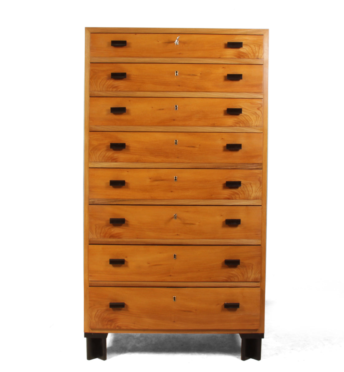 Tall Chest of Drawers in Elm Danish c1940