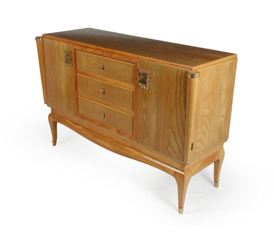 French Art Deco Sideboard in Cherry side