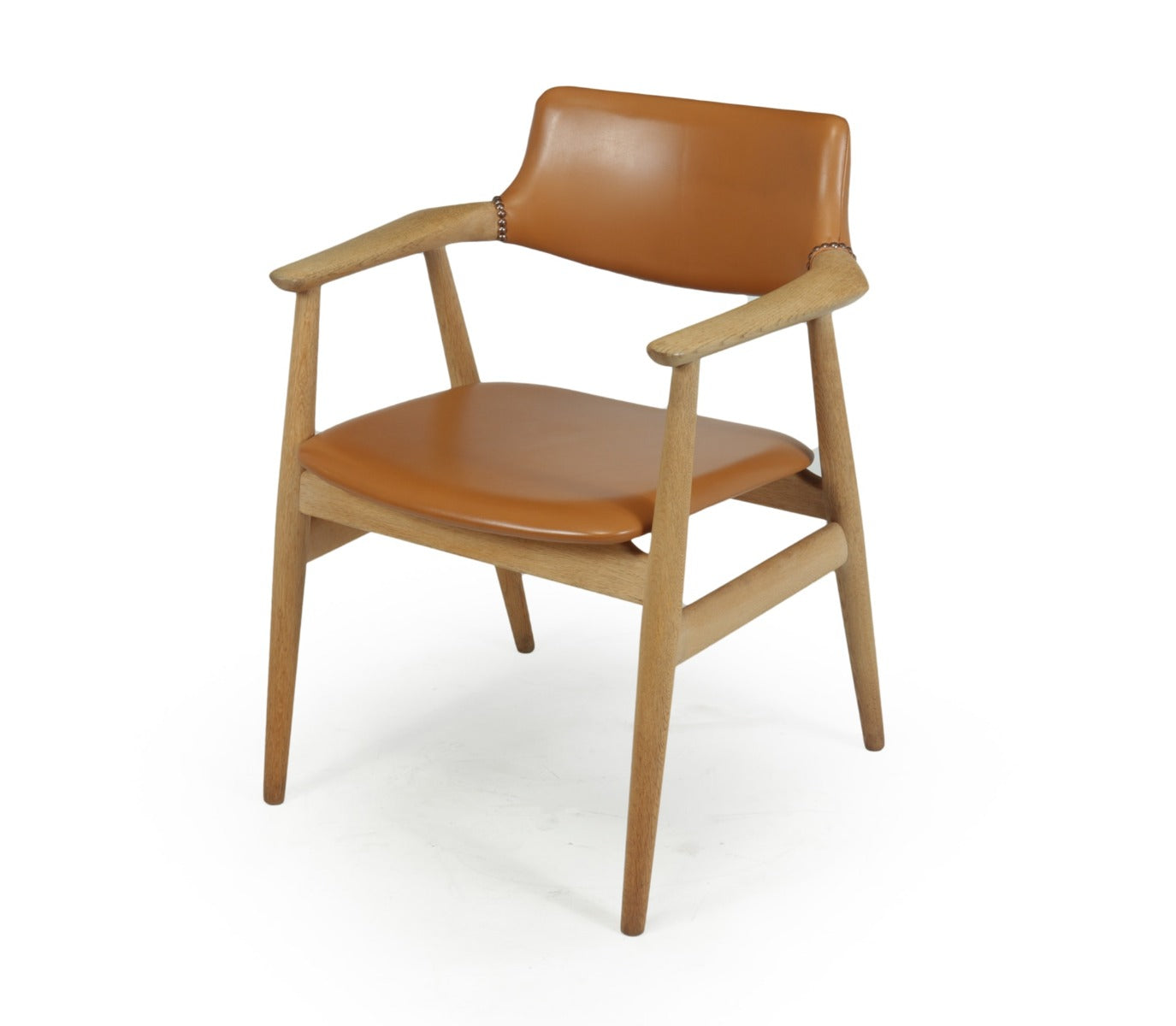 Mid Century Desk Chair in Oak by Erik Kirkegaard side