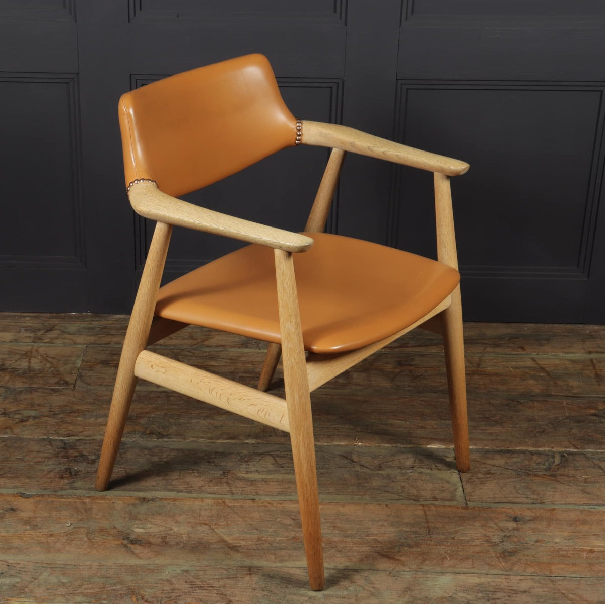 Mid Century Desk Chair in Oak by Erik Kirkegaard
