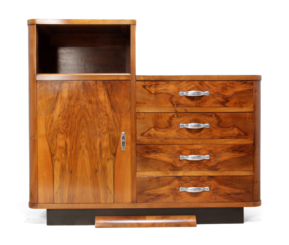 Art Deco Walnut Cabinet  c1930