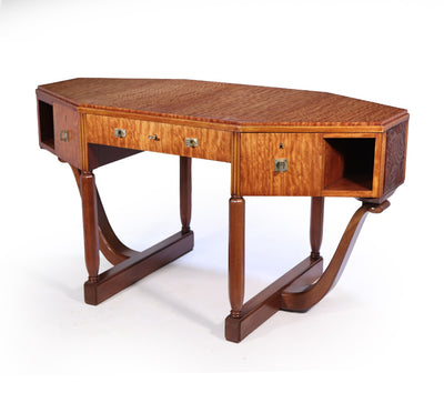 French Art Deco Desk by Maurice Dufrene side