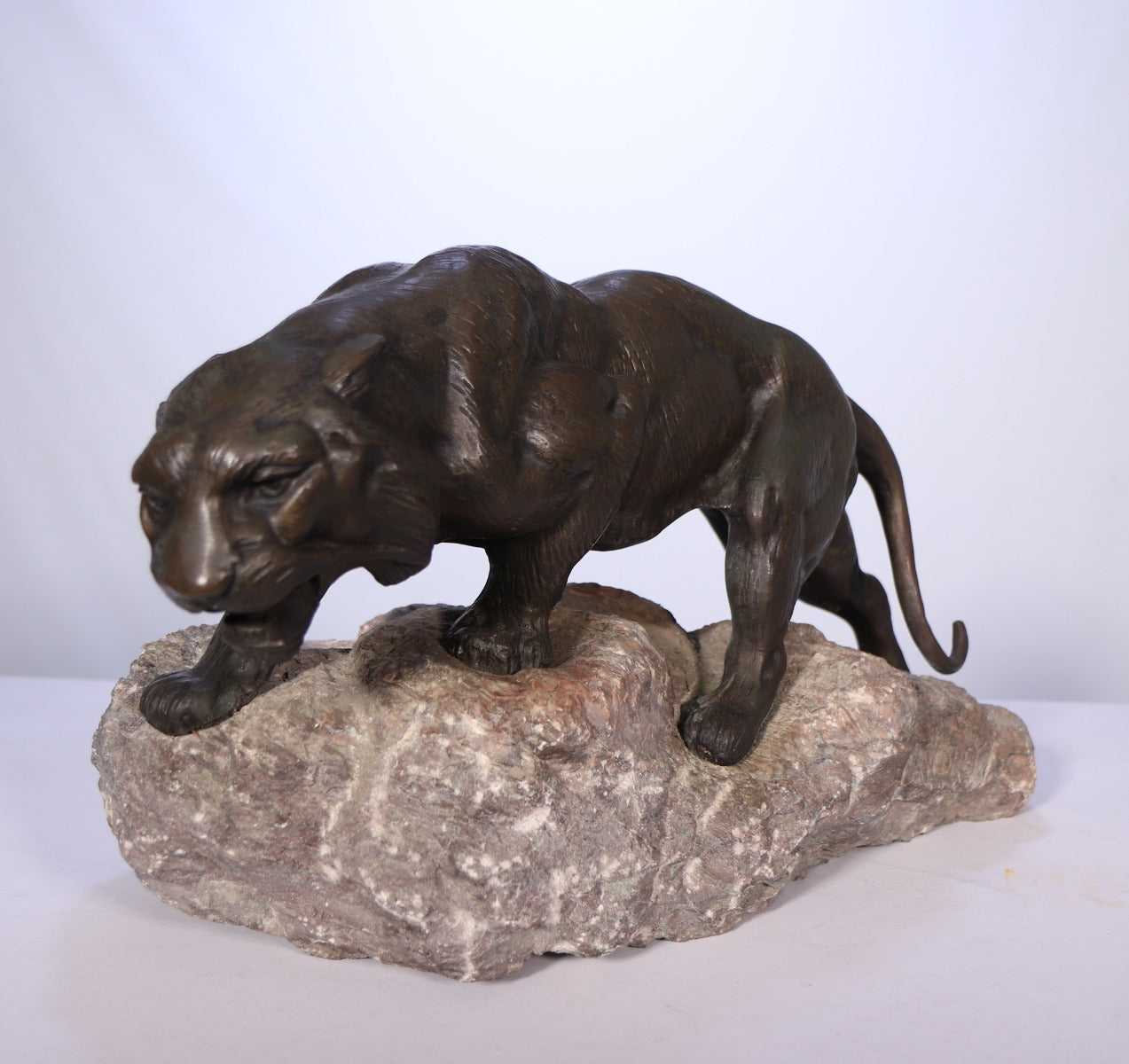 bronze tiger by james andrey front