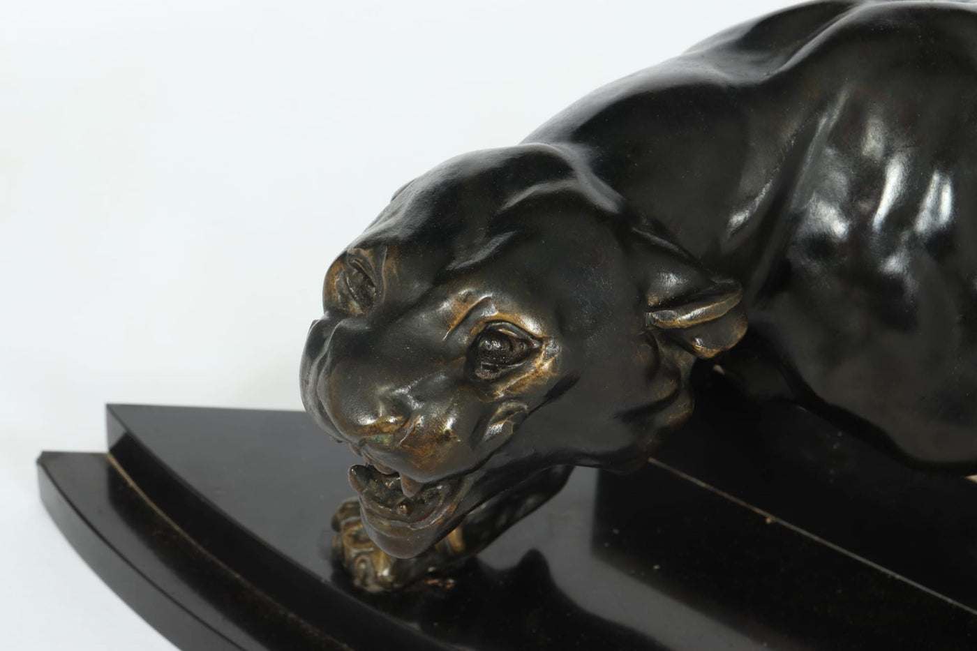 Bronze Tiger By Thomas Cartier c1925