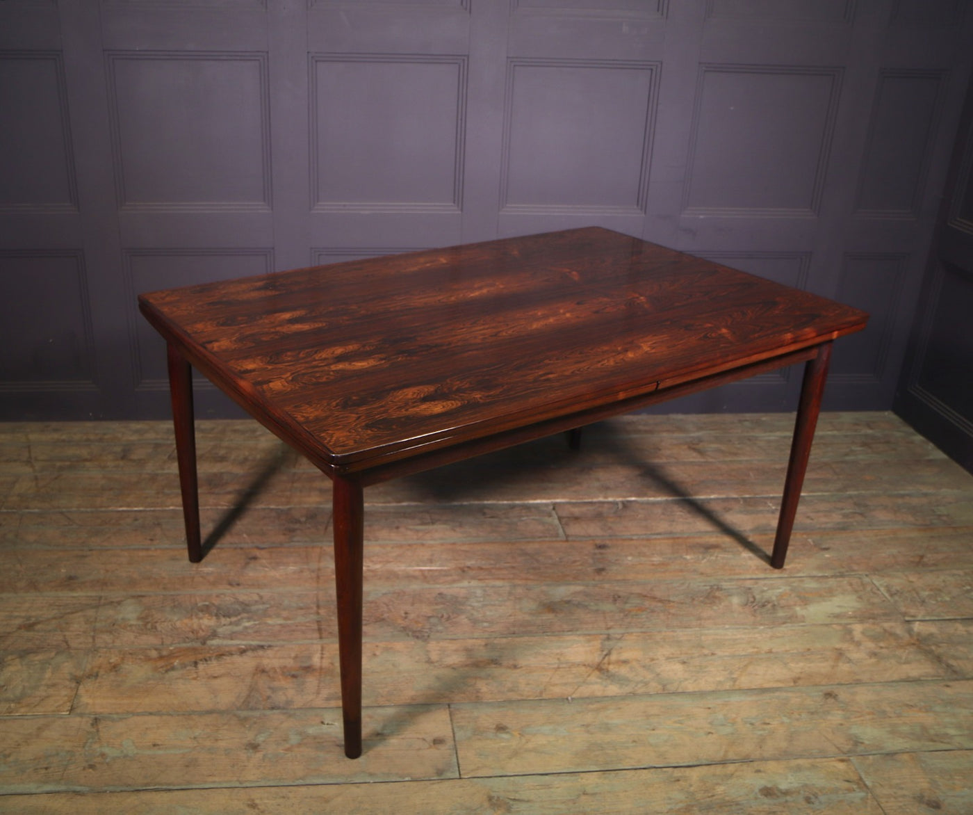 Danish Mid Century Dining Table by Arne Vodder side
