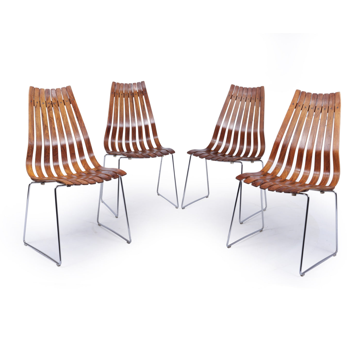 Mid Century Dining Chairs by Hans Brattrud