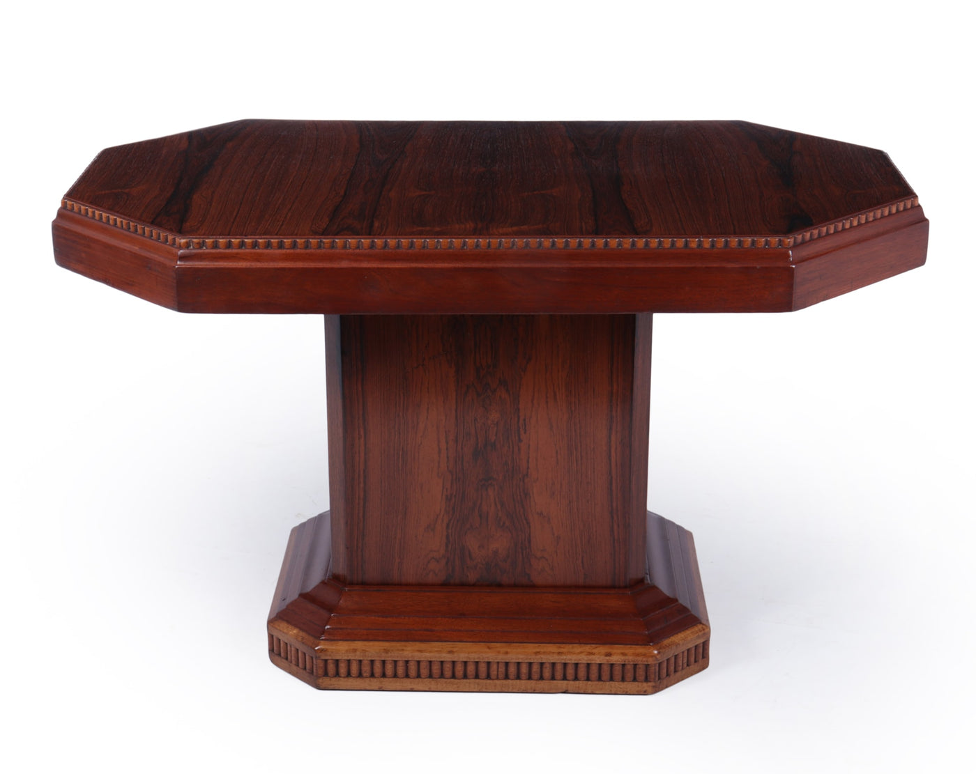 French Art Deco Rosewood coffee Table front