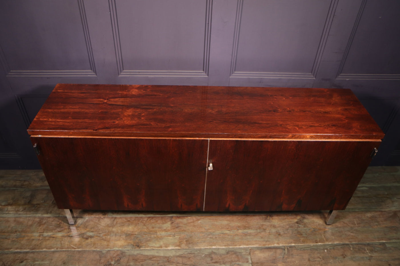 Mid Century Sideboard Attributed to Florence Knoll top