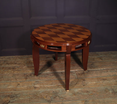 Art Deco Games table by Jules Leleu c1940