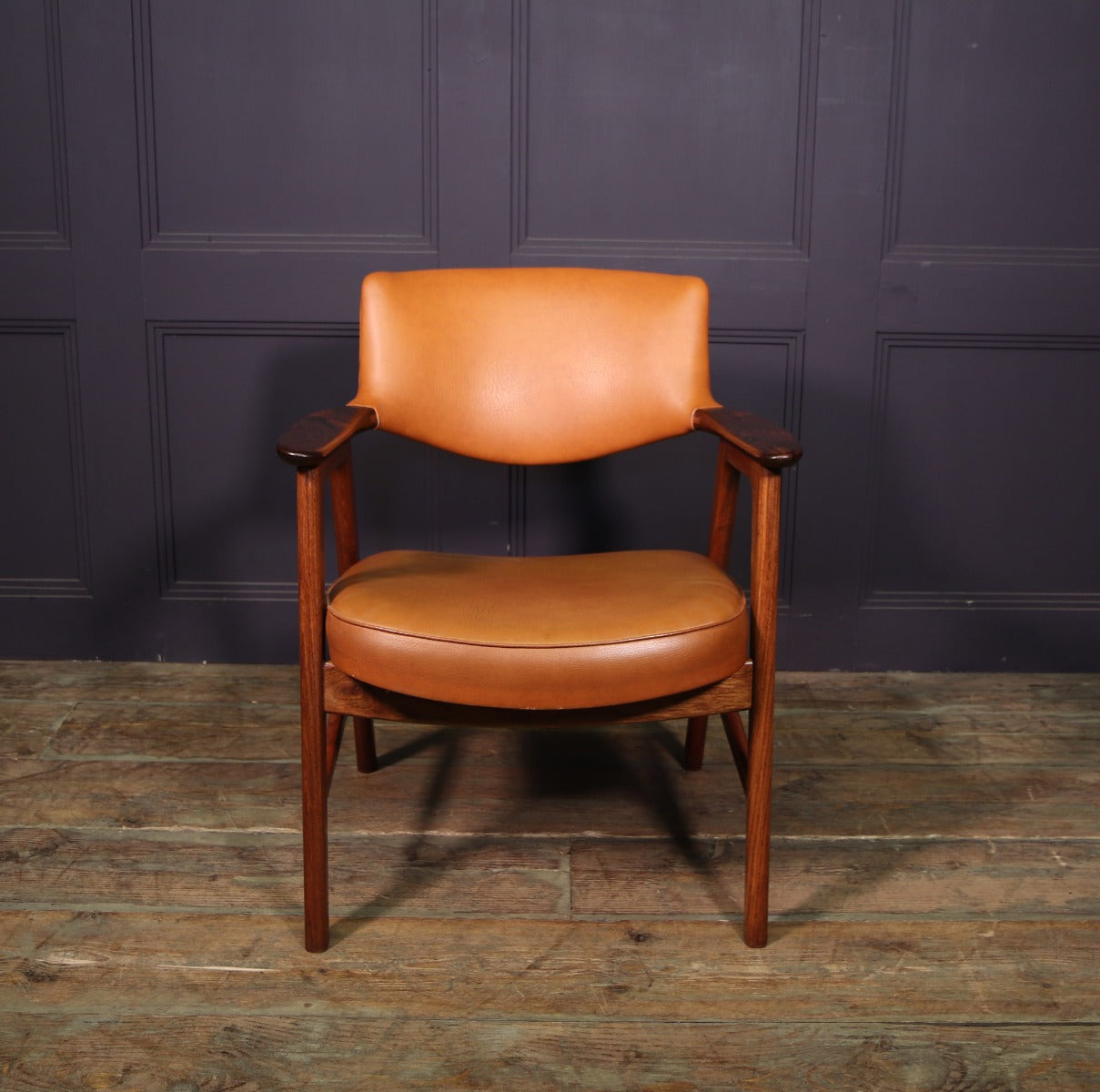 Mid century Danish Desk Chair by Erik Kirkkegard room