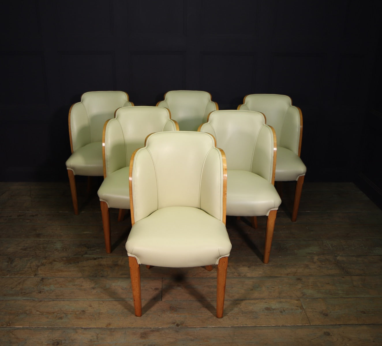 Original art deco dining chairs by Epstein