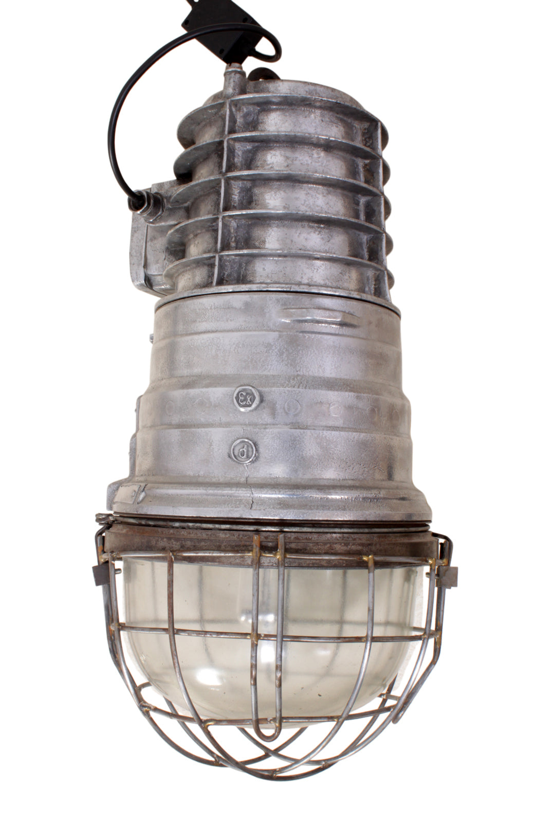 Industrial Warehouse light in polished Aluminium