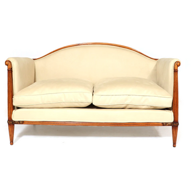 French Art Deco Sofa in the Manner of Maurice Dufrene video