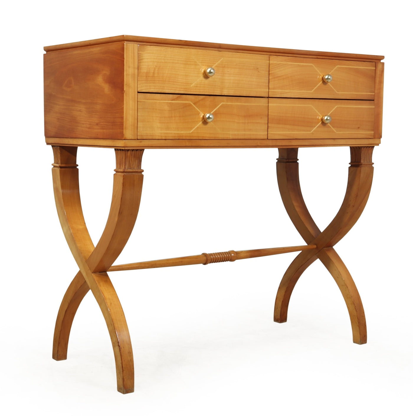 Mid Century Italian Commode in Solid Cherry