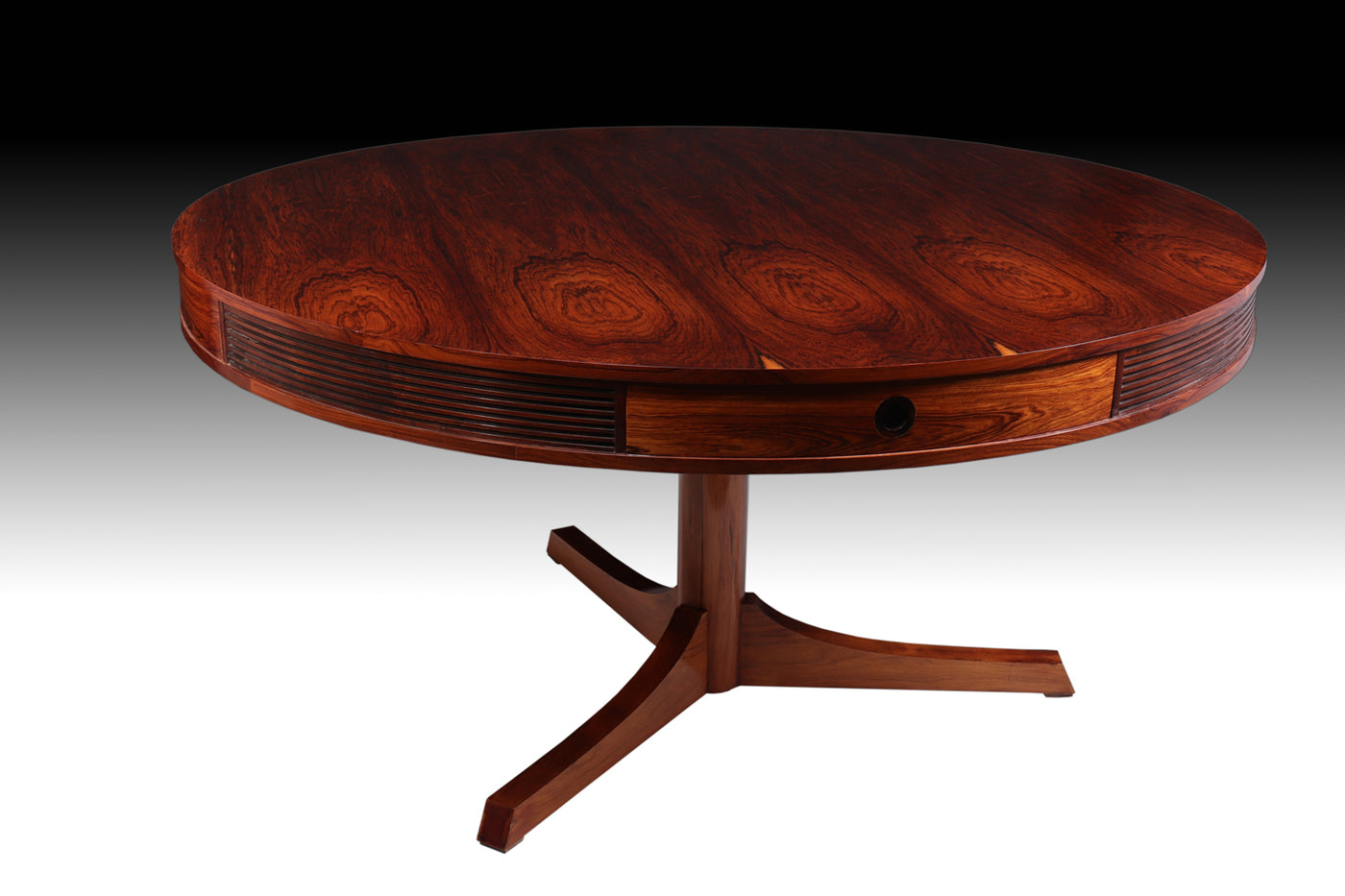 Rosewood Drum Dining Table by Robert Heritage for Archie Shine c1957
